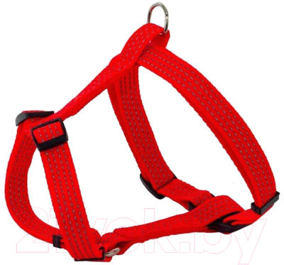 Изображение товара Шлея КАСКАД Премиум 01210052-02 (светоотражающий, красный)