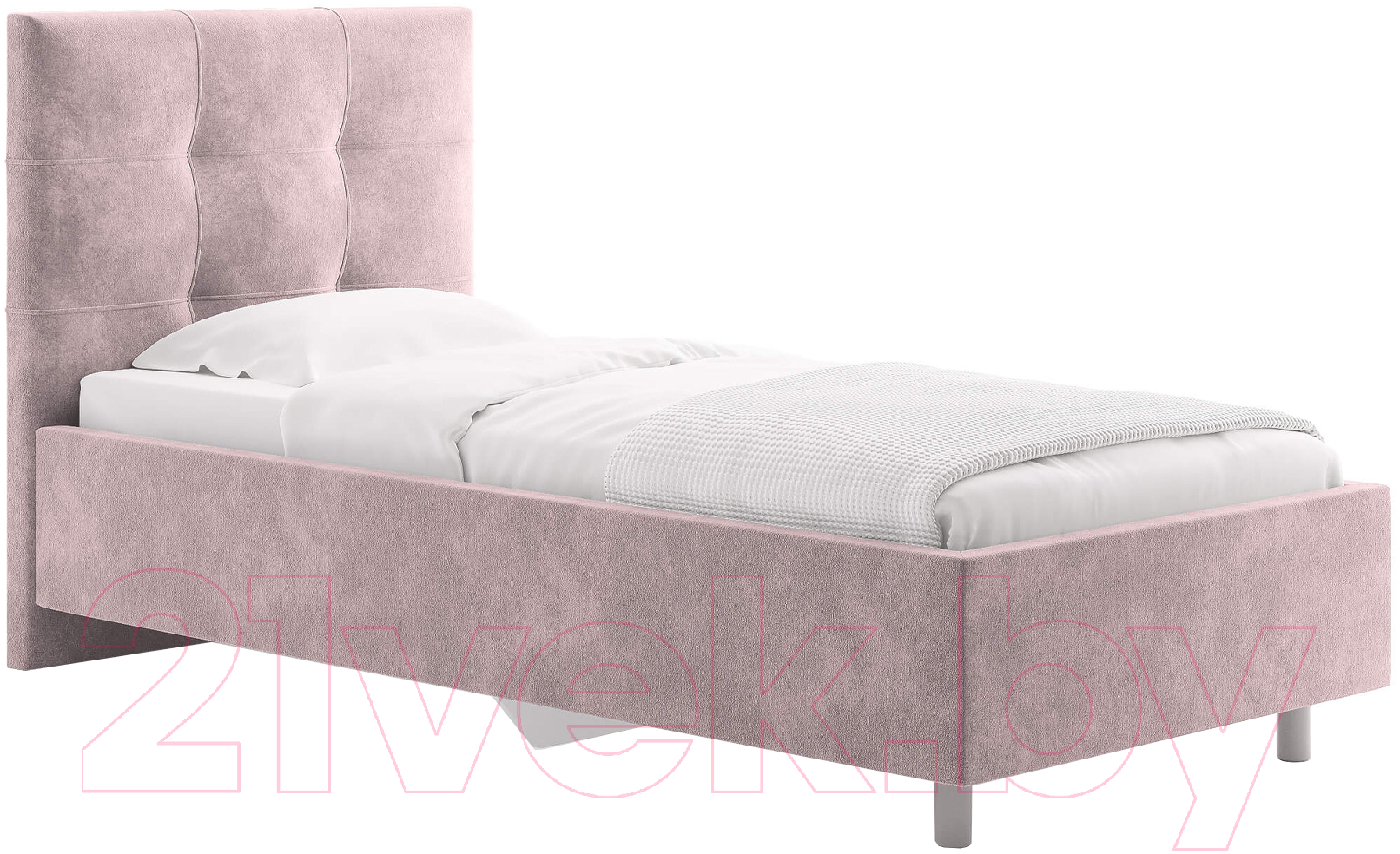 Каркас кровати Сонум Caprice 90x200 (микровелюр лиловый) — фото 1