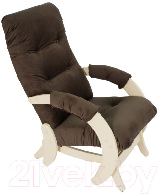 Кресло-глайдер Мебелик Модель 68 (Maxx 235/дуб шампань)