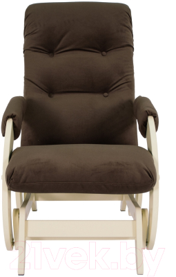Кресло-глайдер Мебелик Модель 68 (Maxx 235/дуб шампань)