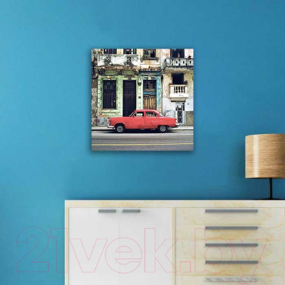 Картина на стекле Stamprint Ретро Машина 2 VR013 (50x50)