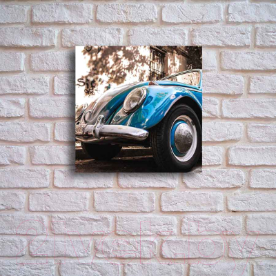 Картина на стекле Stamprint Синий жук VR016 (50x50)