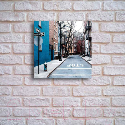 Картина на стекле Stamprint Городская улочка 1 ST014 (50x50)