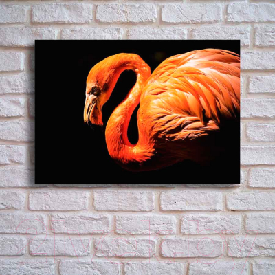 Картина на стекле Stamprint Фламинго AN007 (70x100)
