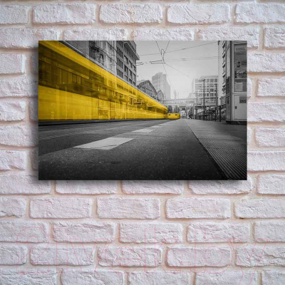 Картина на стекле Stamprint Желтый вокзал ST026 (80x120)