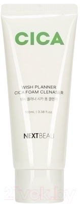 Пенка для умывания Nextbeau Wish Planner Cica Foam Cleanser (100мл)