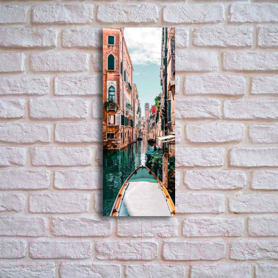Картина на стекле Stamprint Канал в Венеции 2 ST007 (80x30)