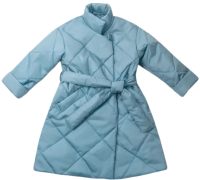 Пальто детское Amarobaby Trendy / AB-OD22-TRENDY29/19-134 (голубой, р.134-140) - 
