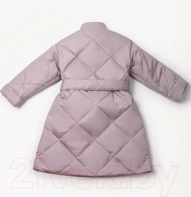 Пальто детское Amarobaby Trendy / AB-OD22-TRENDY29/27-140 (пудровый, р.140-146)