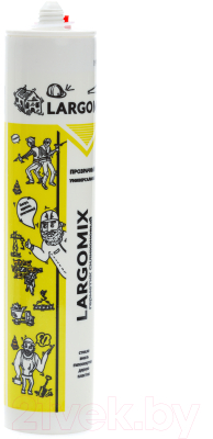Герметик силиконовый Largomix Универсальный LRX012 (280мл, прозрачный)