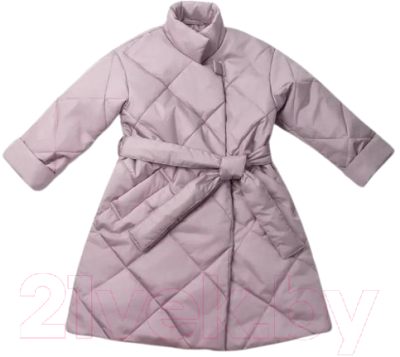 Пальто детское Amarobaby Trendy / AB-OD22-TRENDY29/27-122 (пудровый, р.122-128)