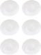 Набор тарелок Arya Ellipse / 8680943224071 (6шт, белый) - 