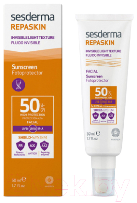 Крем солнцезащитный Sesderma Repaskin Для лица сверхлегкий SPF50 (50мл)
