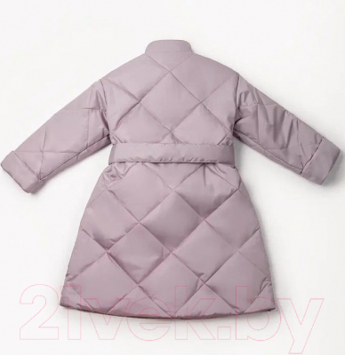 Пальто детское Amarobaby Trendy / AB-OD22-TRENDY29/27-128 (пудровый, р.128-134)