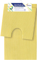 Набор ковриков для ванной и туалета Вилина 6983-VL1 (50x50, 50x80, желтый) - 