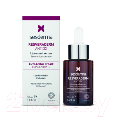 Сыворотка для лица Sesderma Resveraderm Antiox Липосомированная (30мл)