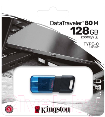Usb flash накопитель Kingston 128GB (DT80M/128GB)