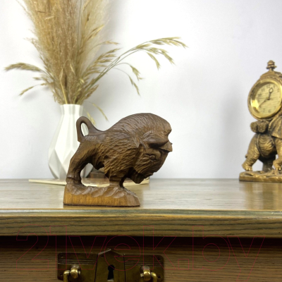 Статуэтка Брестская Фабрика Сувениров Зубр / bison105_bn (коричневый)