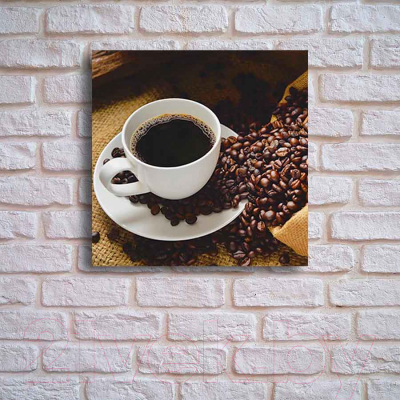 Картина на стекле Stamprint Чашка кофе 1 КТ055 (30x30)