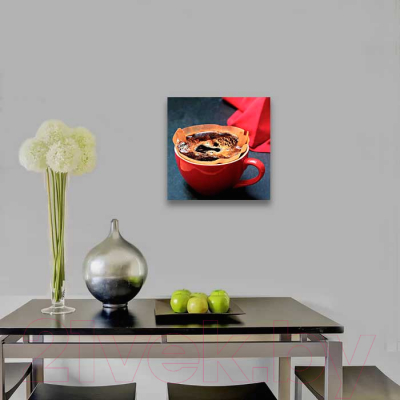 Картина на стекле Stamprint Чашка кофе 2 КТ052 (50x50)