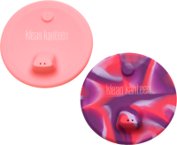 Набор крышек для стаканов многоразовых Klean Kanteen Sippy Pink Tie Dye / 1010251 (2шт, 76мм) - 