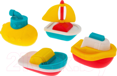 Набор игрушек для ванной Sima-Land Кораблики / 4155680