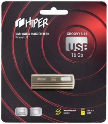 Usb flash накопитель HIPER Groovy U16 16GB 2.0