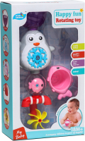 Набор игрушек для ванной Sima-Land Пингвинчик - мельница / 7043261 - 