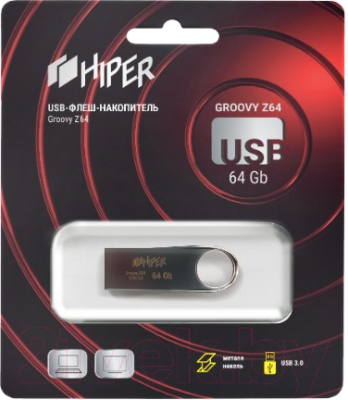 Usb flash накопитель HIPER Groovy Z64 64GB 3.0