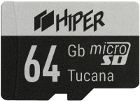 Карта памяти HIPER microSDHX 64GB Class 10 UHS-1 U3 - 