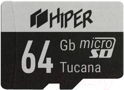 Карта памяти HIPER microSDHX 64GB Class 10 UHS-1 U3