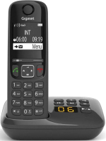 Беспроводной телефон Gigaset AS690A Rus (черный) - 
