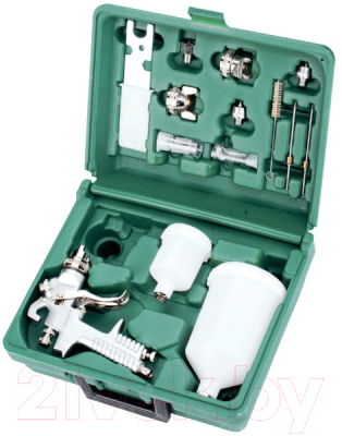 Изображение товара Пневматический краскопульт Jonnesway JA-6111K (с аксессуарами)