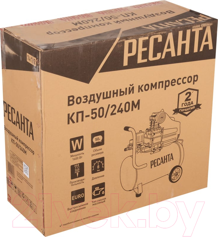 Воздушный компрессор Ресанта КП-50/240М