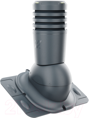 Изображение товара Выход вентиляционный на крышу Krono-Plast Eco KU H500мм D150мм На покрытия из стали (темно-серый)