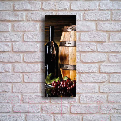 Картина на стекле Stamprint Бочонок вина КТ049 (80x30)