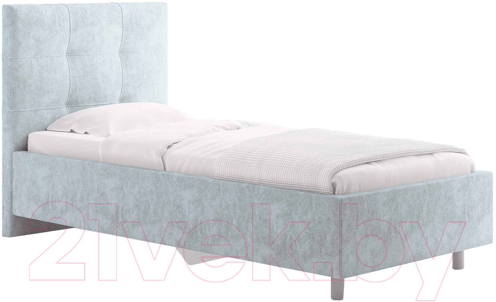 Каркас кровати Сонум Caprice 90x200 (бентли светло-серый) — фото 1