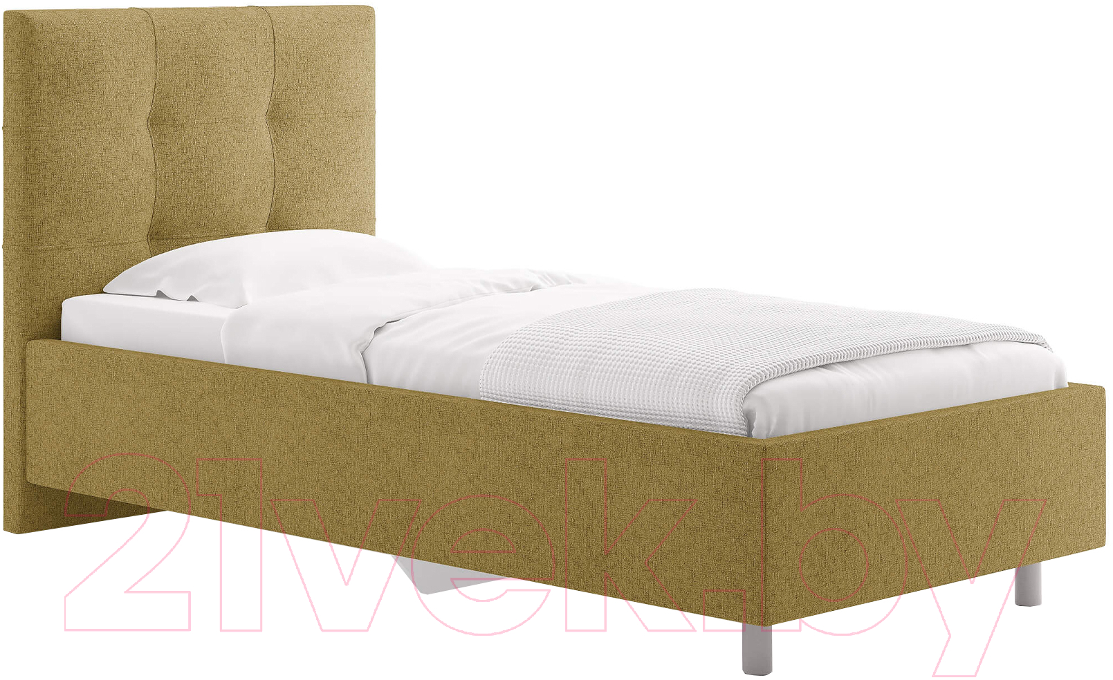 Каркас кровати Сонум Caprice 90x200 (кашемир горчичный) — фото 1