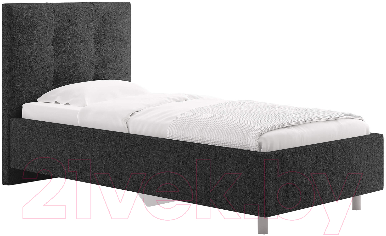 Каркас кровати Сонум Caprice 90x200 (кашемир графитовый) — фото 1