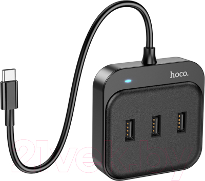 Изображение товара USB-хаб Hoco HB31 Type-C (черный)