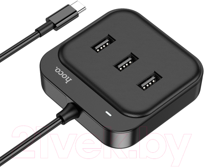 Изображение товара USB-хаб Hoco HB31 Type-C (черный)