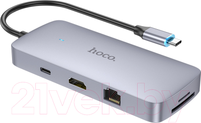 Изображение товара USB-хаб Hoco HB32 (металлик)