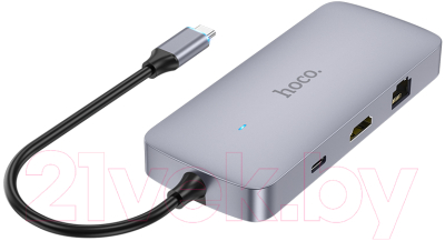 Изображение товара USB-хаб Hoco HB32 (металлик)