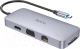 Миниатюра изображения товара USB-хаб Hoco HB33 (металлик)
