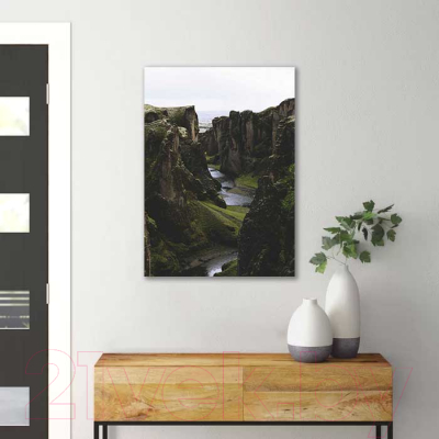 Картина на стекле Stamprint Сквозь горы NT007 (70x50)