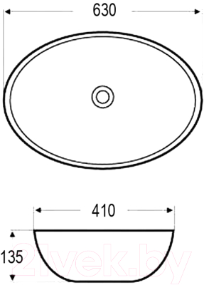 Умывальник Azario AZ-3077 SP