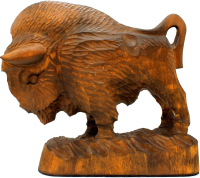 Статуэтка Брестская Фабрика Сувениров Зубр / bison150_bn (коричневый) - 