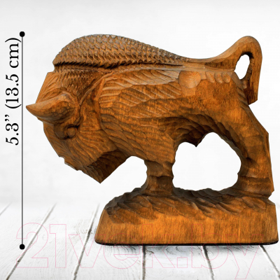 Статуэтка Брестская Фабрика Сувениров Зубр / bison135_bn (коричневый)