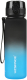 Бутылка для воды UZSpace Colorful Frosted / 3026 (500мл, черный/голубой) - 