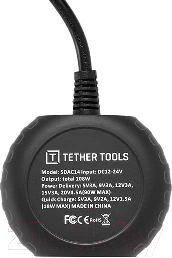 Адаптер Tether Tools ONsite D-Tap to USB-C PD / SDAC14